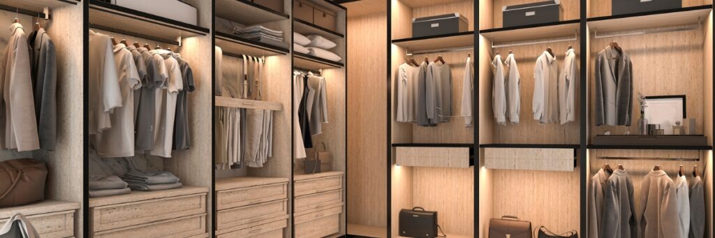 Bespoke wardrobes transforming unused bedroom space into stylish custom storage